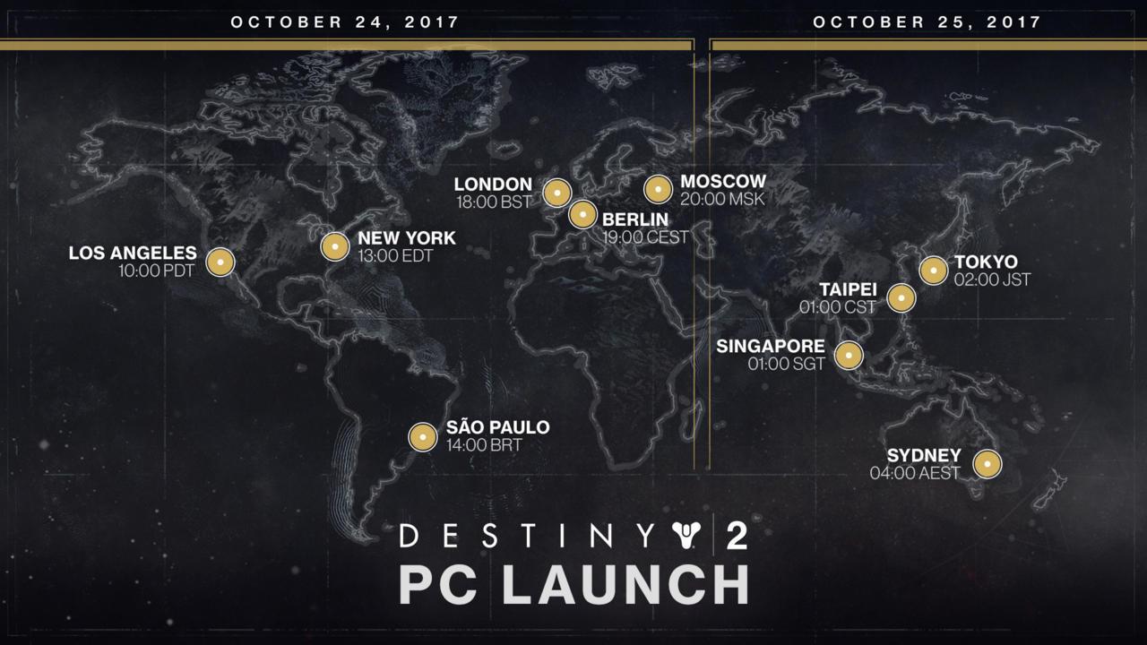 Destiny 2 Exact PC Requirements And Exact Unlock Time Announced