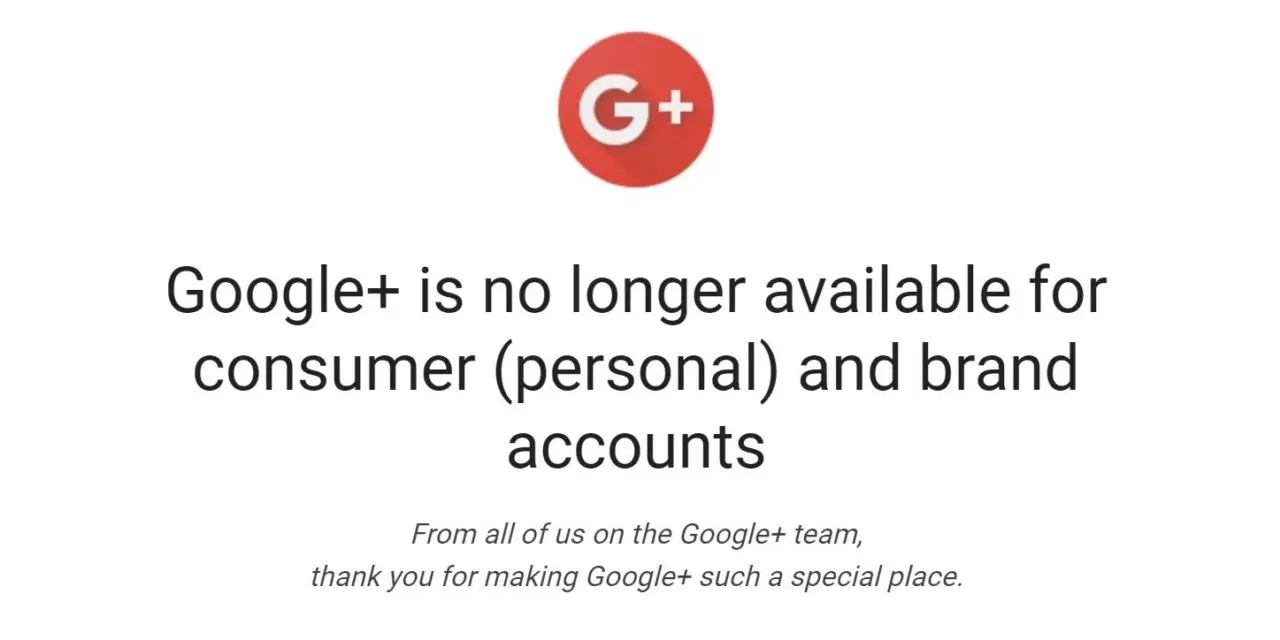 Google+ set to shut down