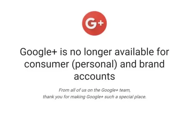 Google+ set to shut down