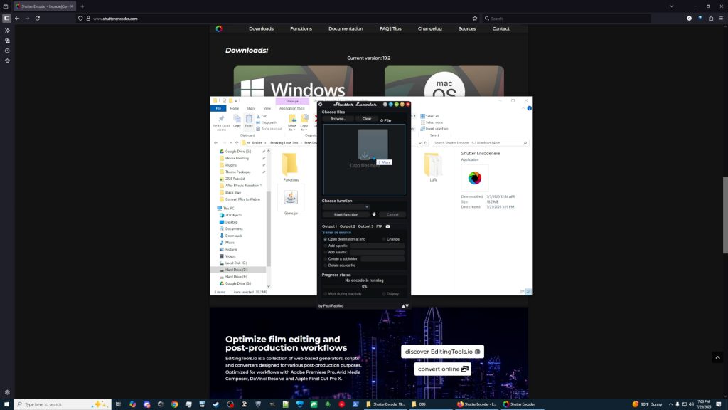 Dragging Mov File