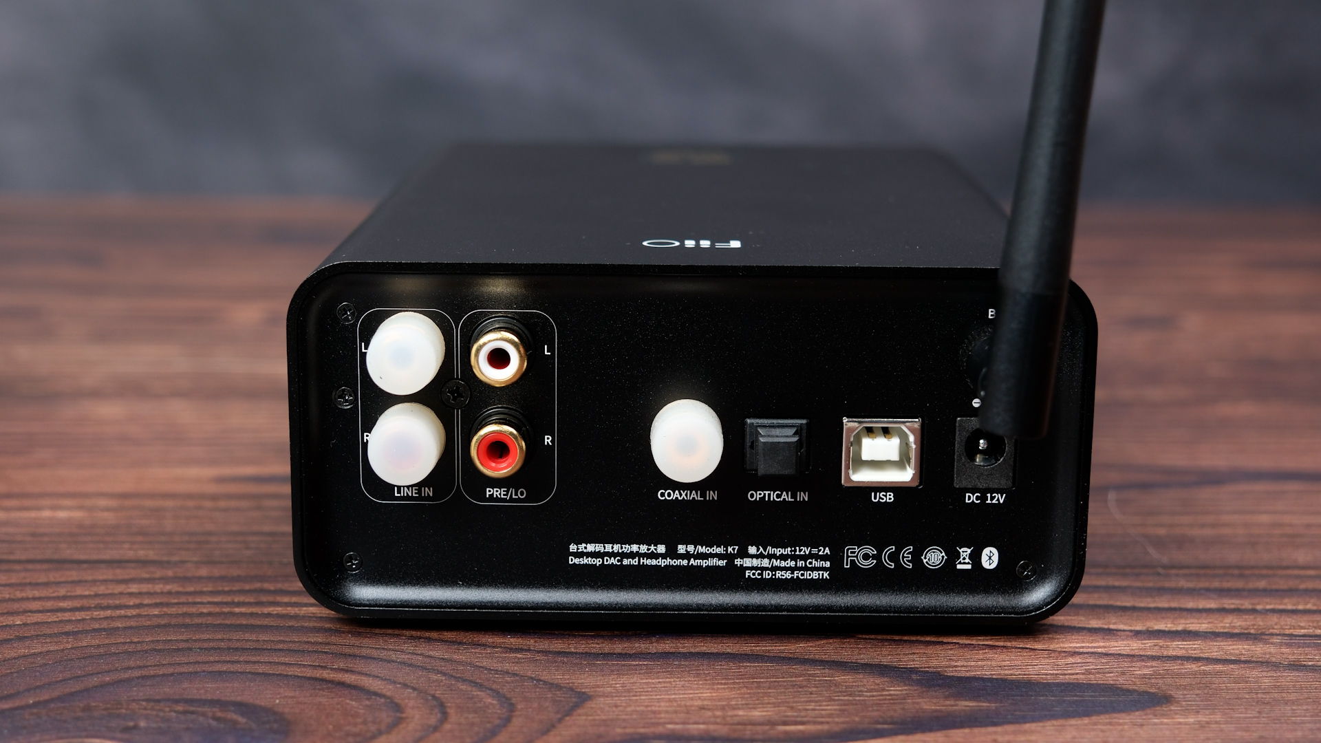 Fiio K7 Features Back Fiio K7 Features Back